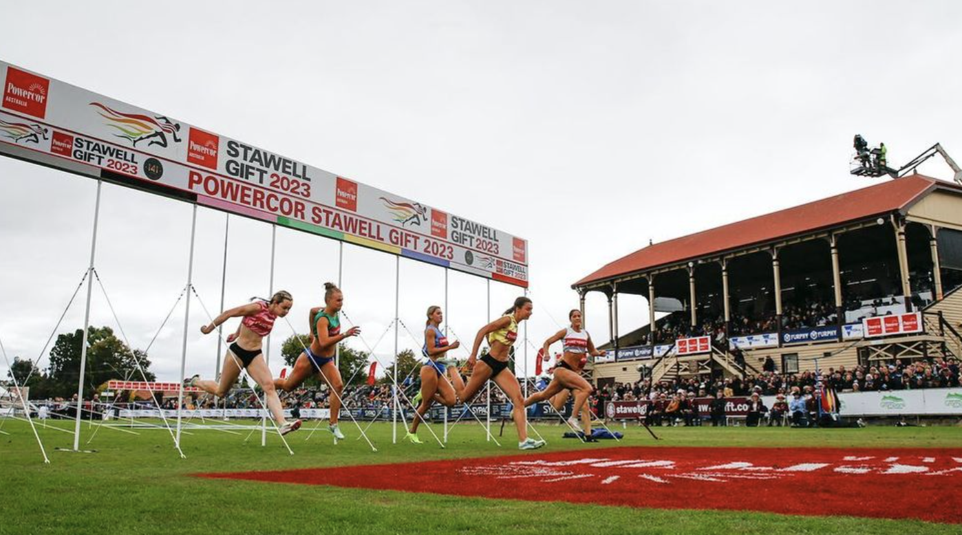 Stawell Easter Gift Race Finish Line